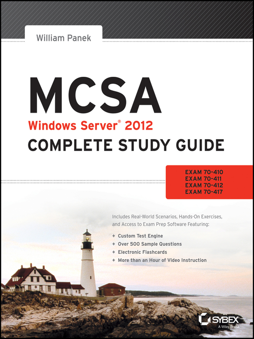 Title details for MCSA Windows Server 2012 Complete Study Guide by William Panek - Available